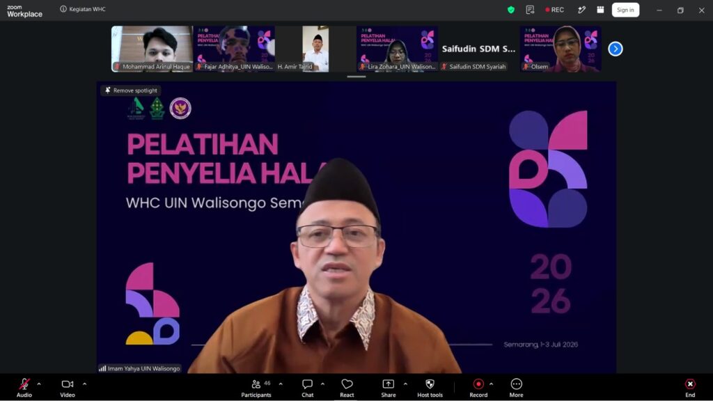 WHC UIN Walisongo Gelar Pelatihan Penyelia Halal, Perkuat Implementasi Sistem Jaminan Produk Halal – UIN Walisongo 2 WhatsApp Image 2026 07 03 at 15.26.51