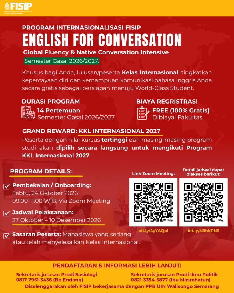 FISIP UIN Walisongo Perkuat Kompetensi Bahasa Inggris Mahasiswa, Siapkan Akses Akademik Global 2 WhatsApp Image 2026 10 24 at 11.33.02